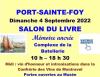 Ouvrir l'image : Salon du livre Port-Sainte-Foy le 4 septembre 2022 - Salonlivre.jpg