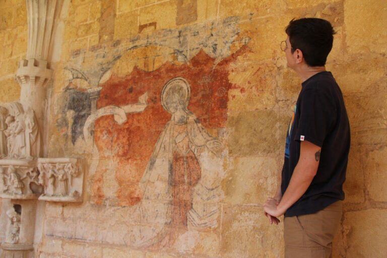 Peinture murale d'une galerie